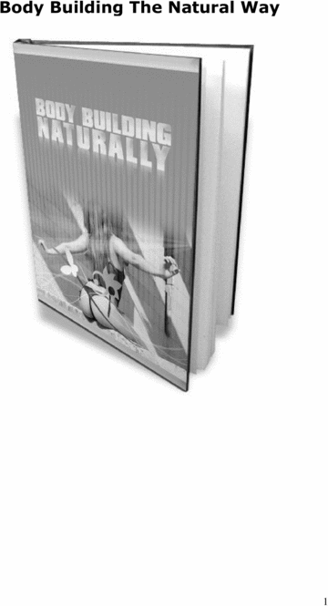 Product picture Body Building Naturally